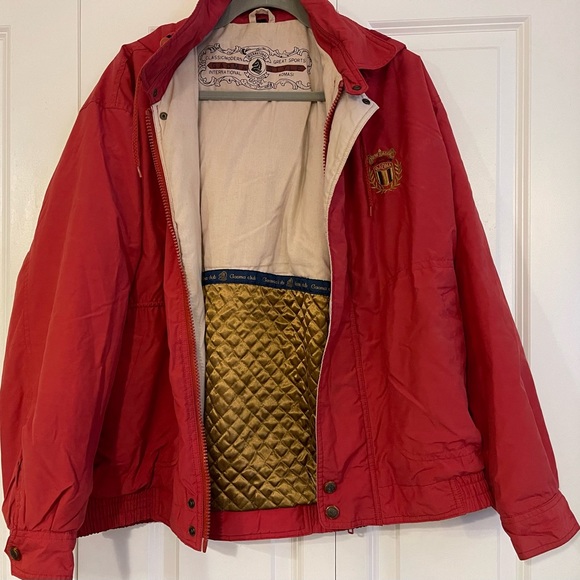 Rare Vintage Gaoma Outdoor Lightweight Red Jacket with Crest Size XL - Picture 2 of 9